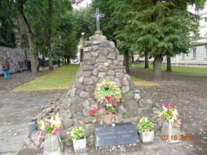 Gedenkstein für die Opfer der sowjetischen Okkupation