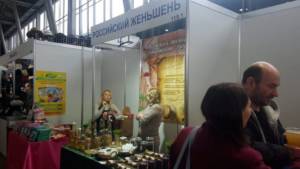 Confectionery from the Crimea on the large blade market in Moscow, the Ukrainian saleswoman assures me that she feels safe only in Russia.