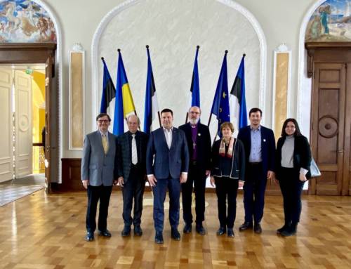 April 2022: Meeting the President of the Estonian Parliament